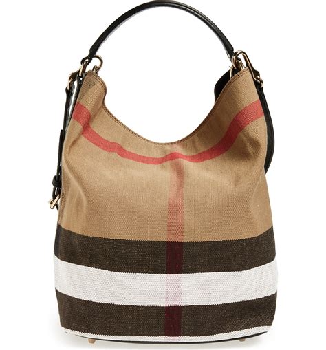 burberry brit medium susanna check print bucket bag|Burberry Medium Susanna Bucket Bag .